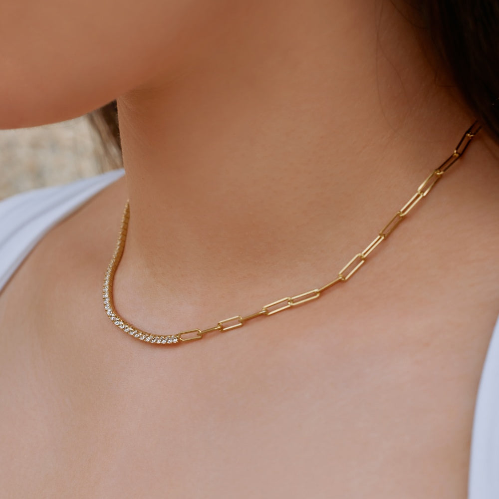 Melange Necklace Gold