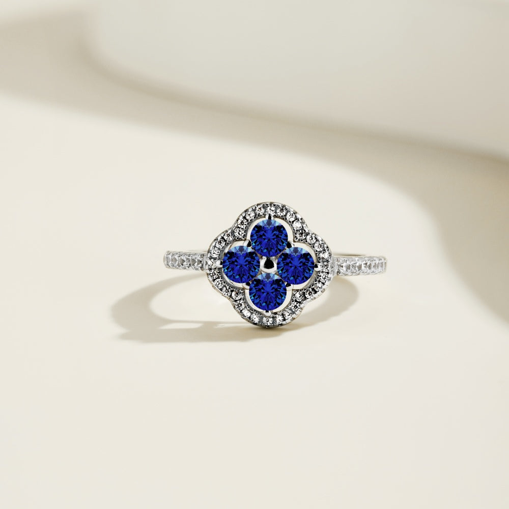 Bloom Sapphire Band Ring