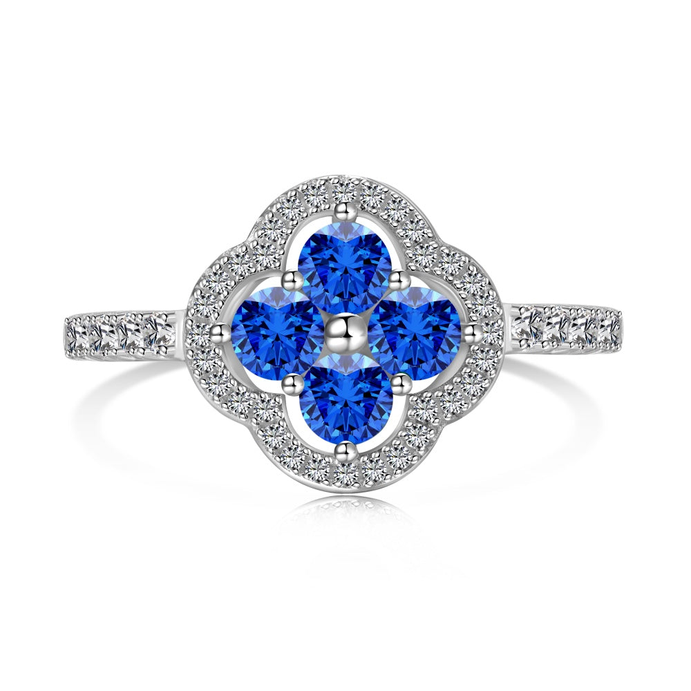 Bloom Sapphire Band Ring